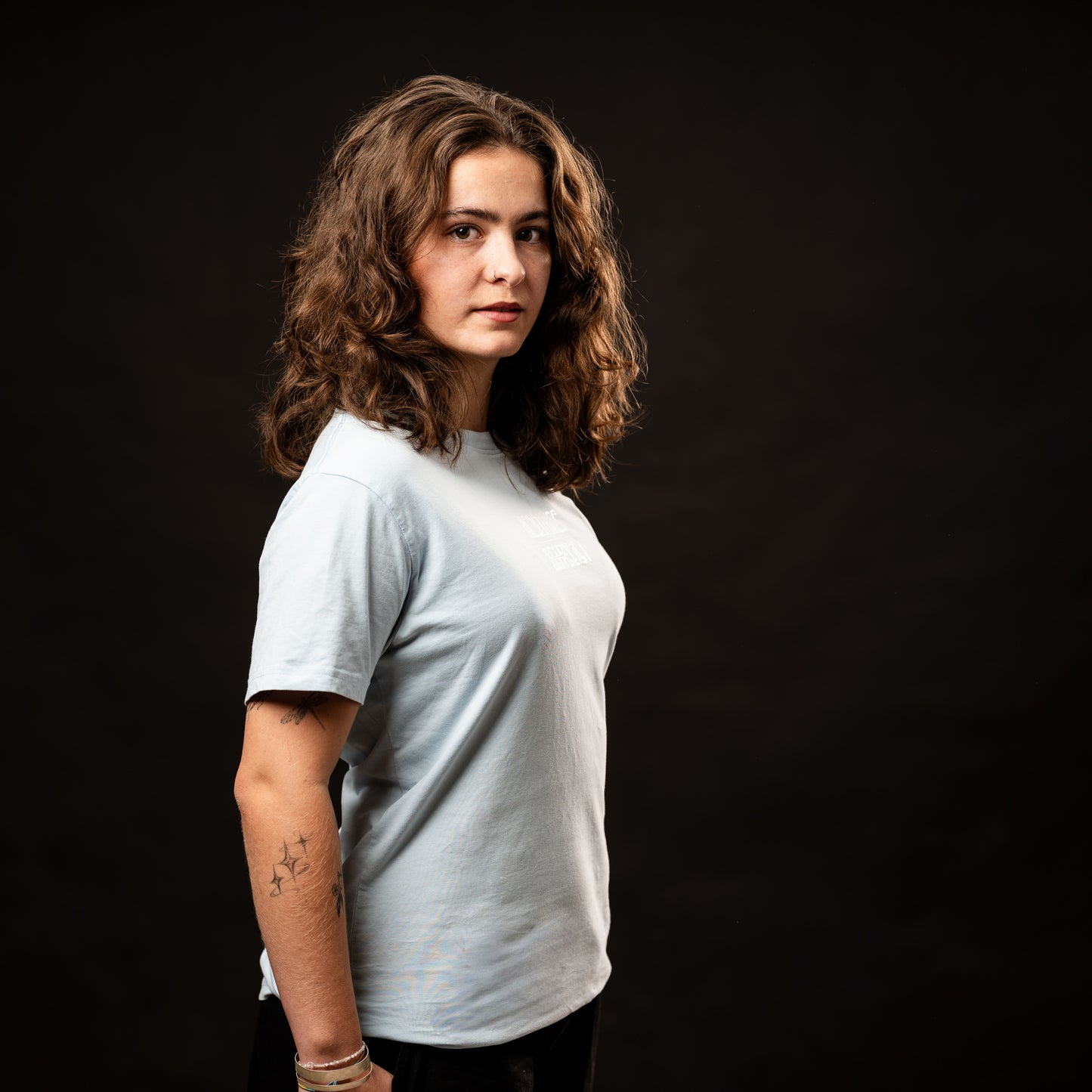 T-Shirt Blau Resistance X Zeitgeist